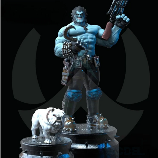 Digital STL Lobo and Dog