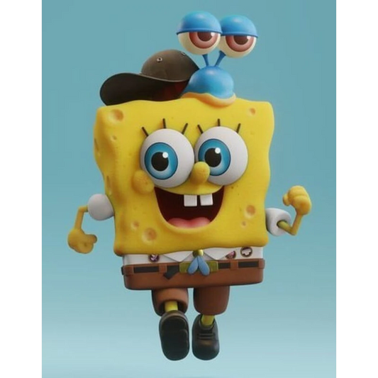 Digital STL Spongebob square pant