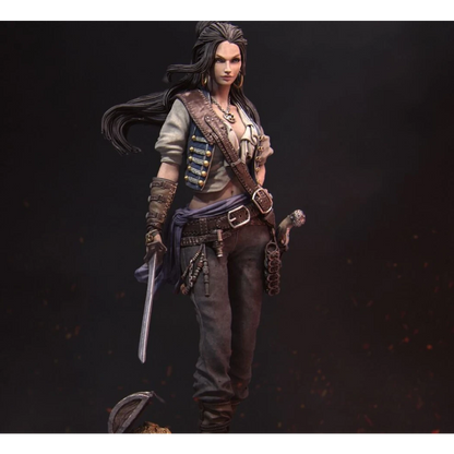 Digital STL Mariana The Pirate Beautiful Girl