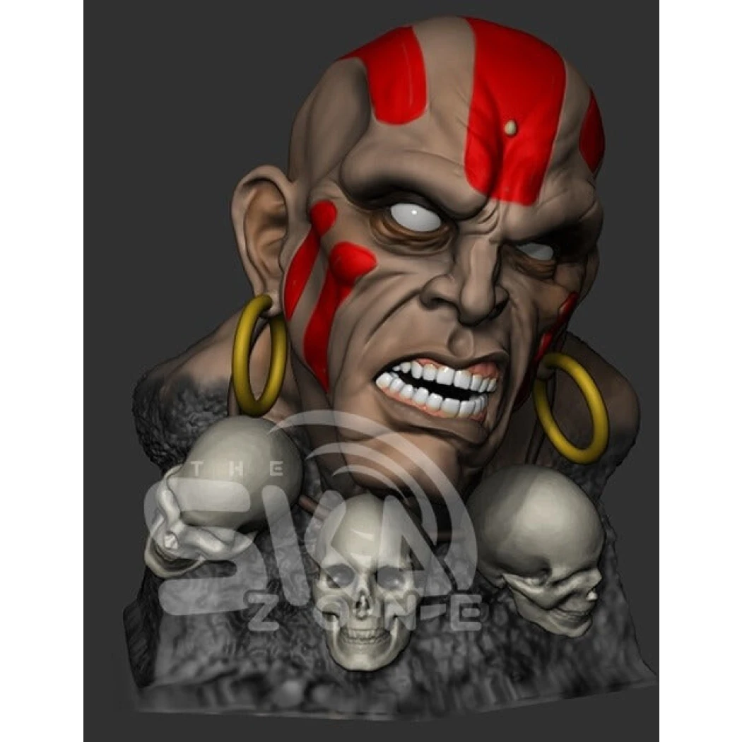 Digital STL Dhalsim Bust