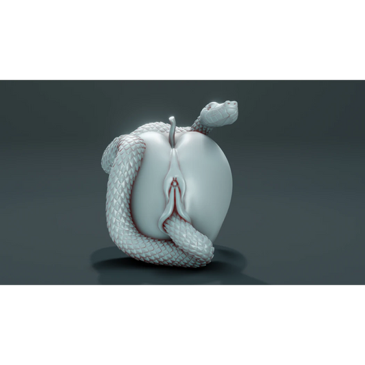 Digital STL Eve apple snake
