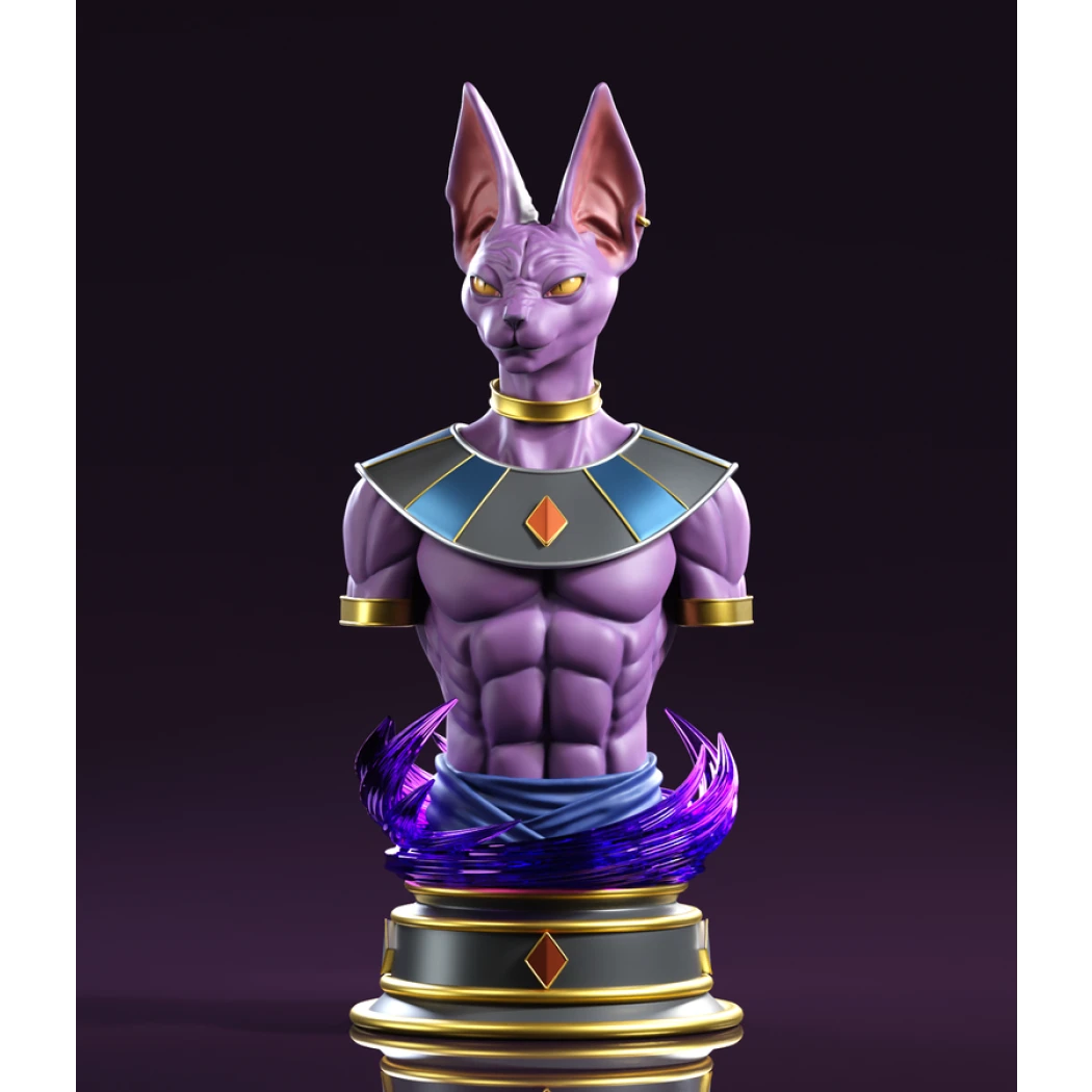 Digital STL Beerus Sama Bust