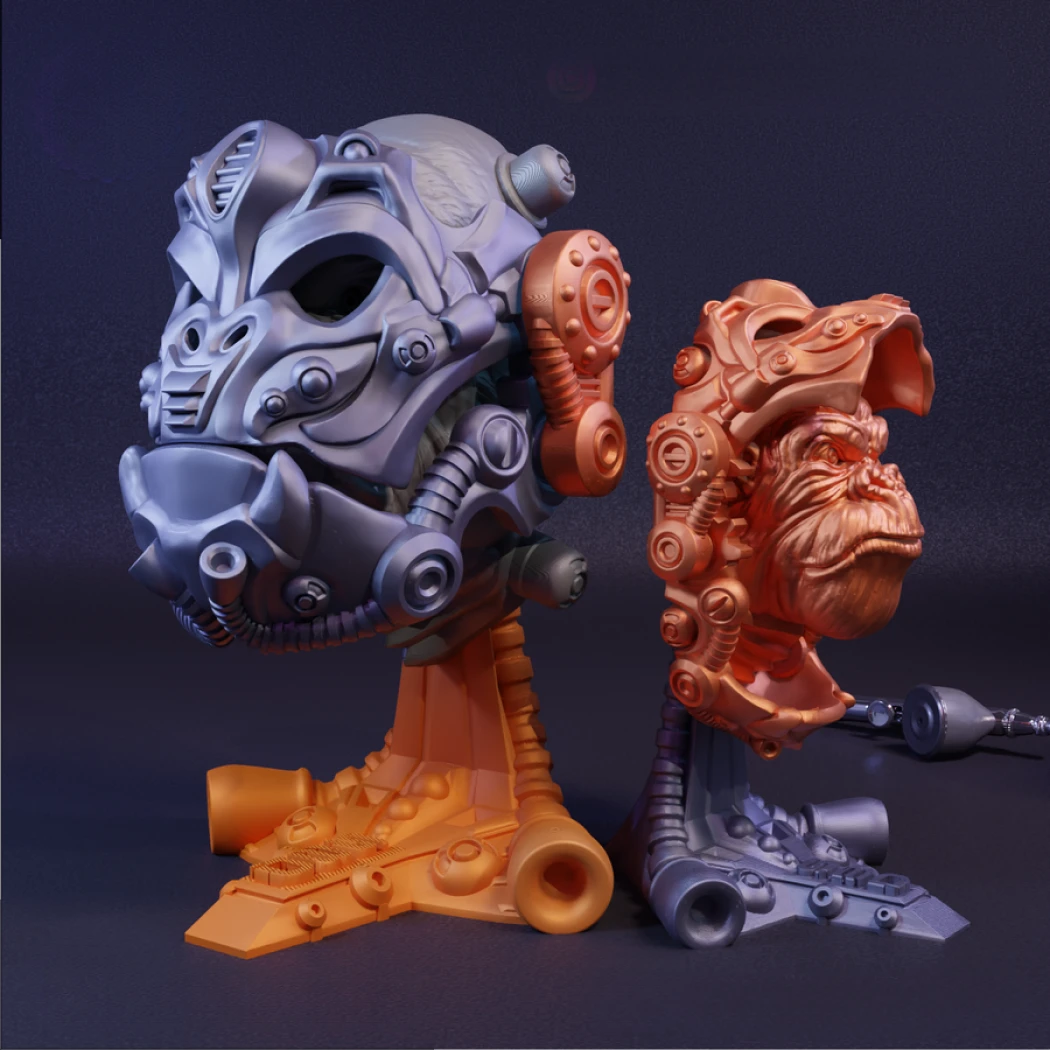 Digital STL Gorila Mecanico