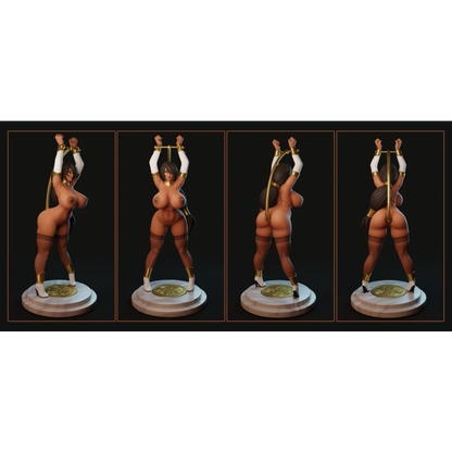 Digital STL Bound Sexy Girl