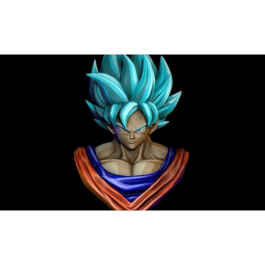 Digital STL Goku SSJ Blue