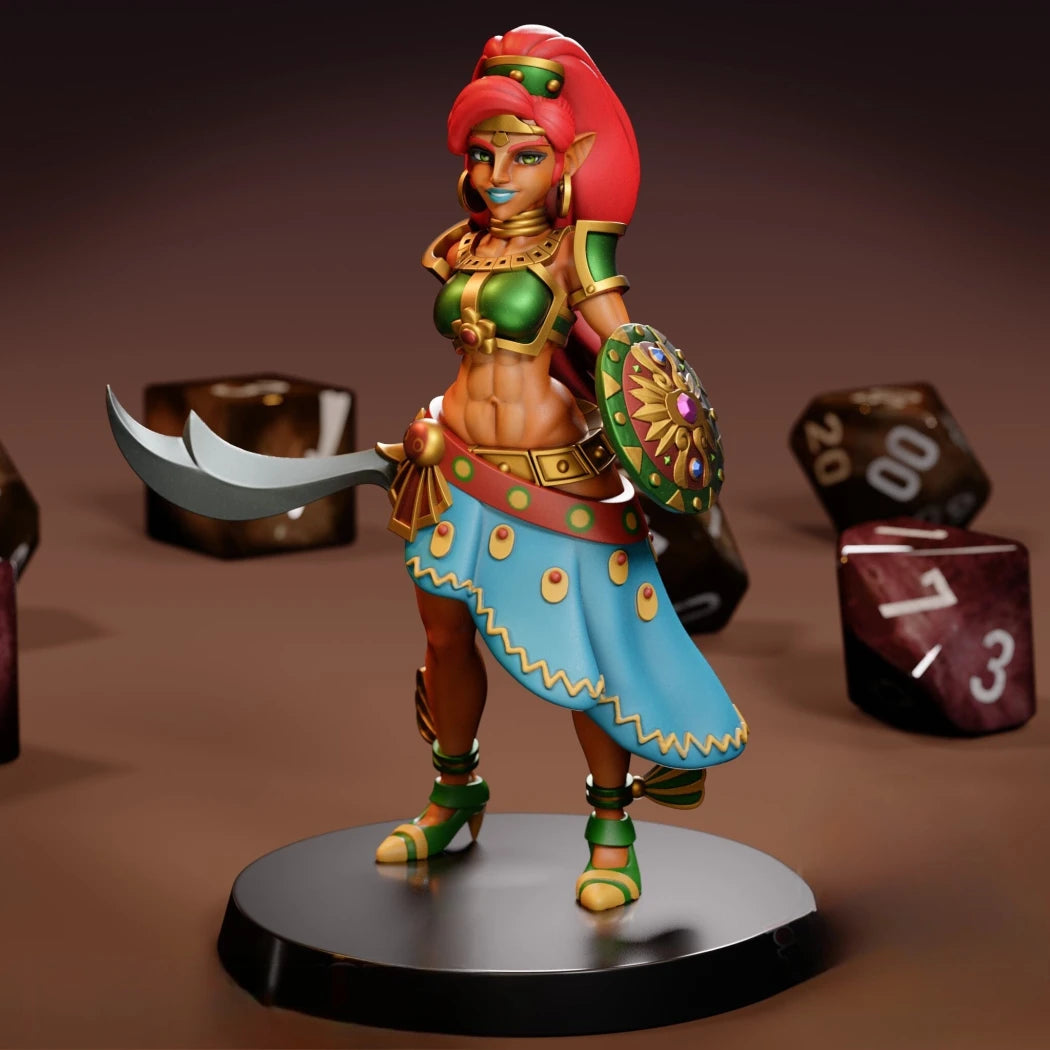 Digital STL Desert Warrior Woman