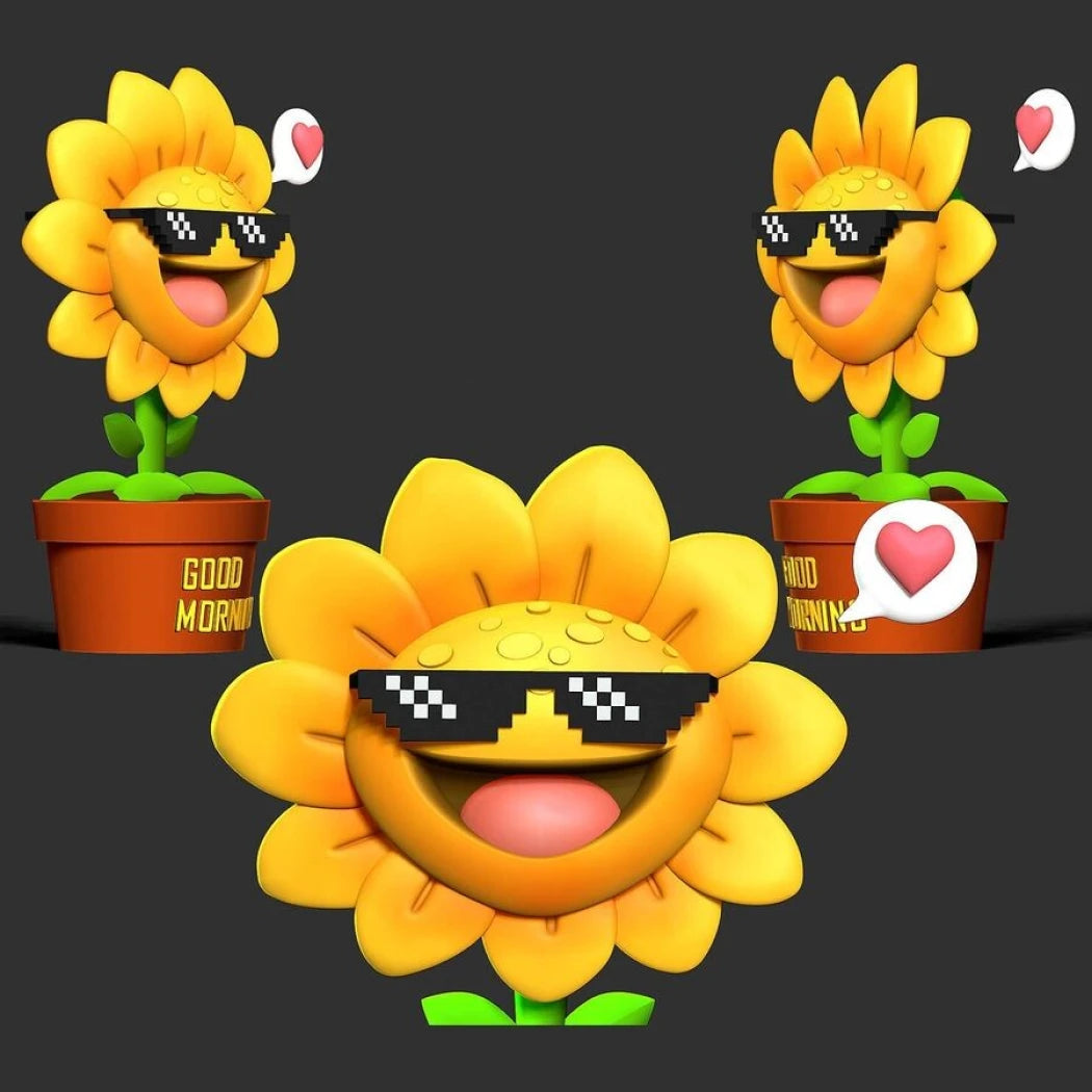 Digital STL Sunflower