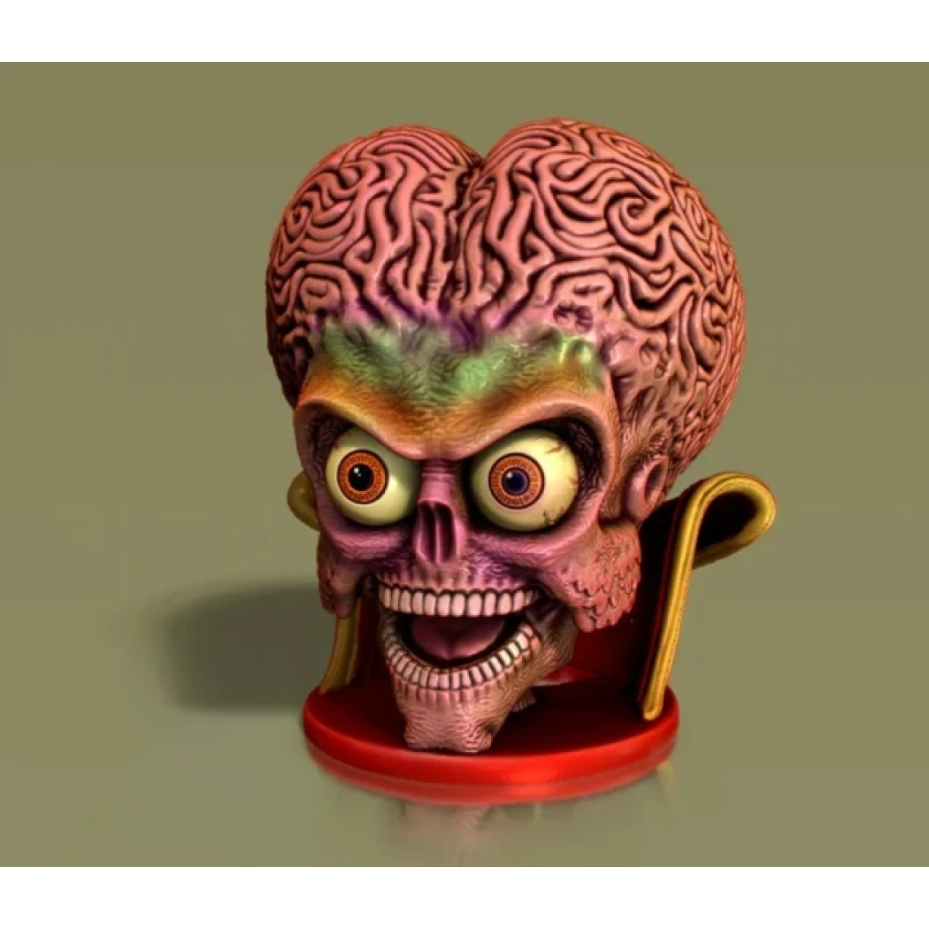 Digital STL Mars Attacks Candy Bowl