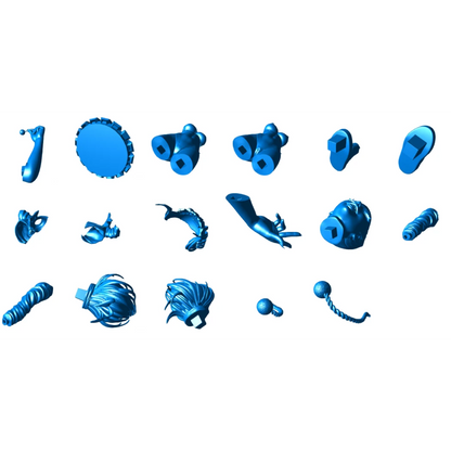 Digital STL Juri Beautiful Girl