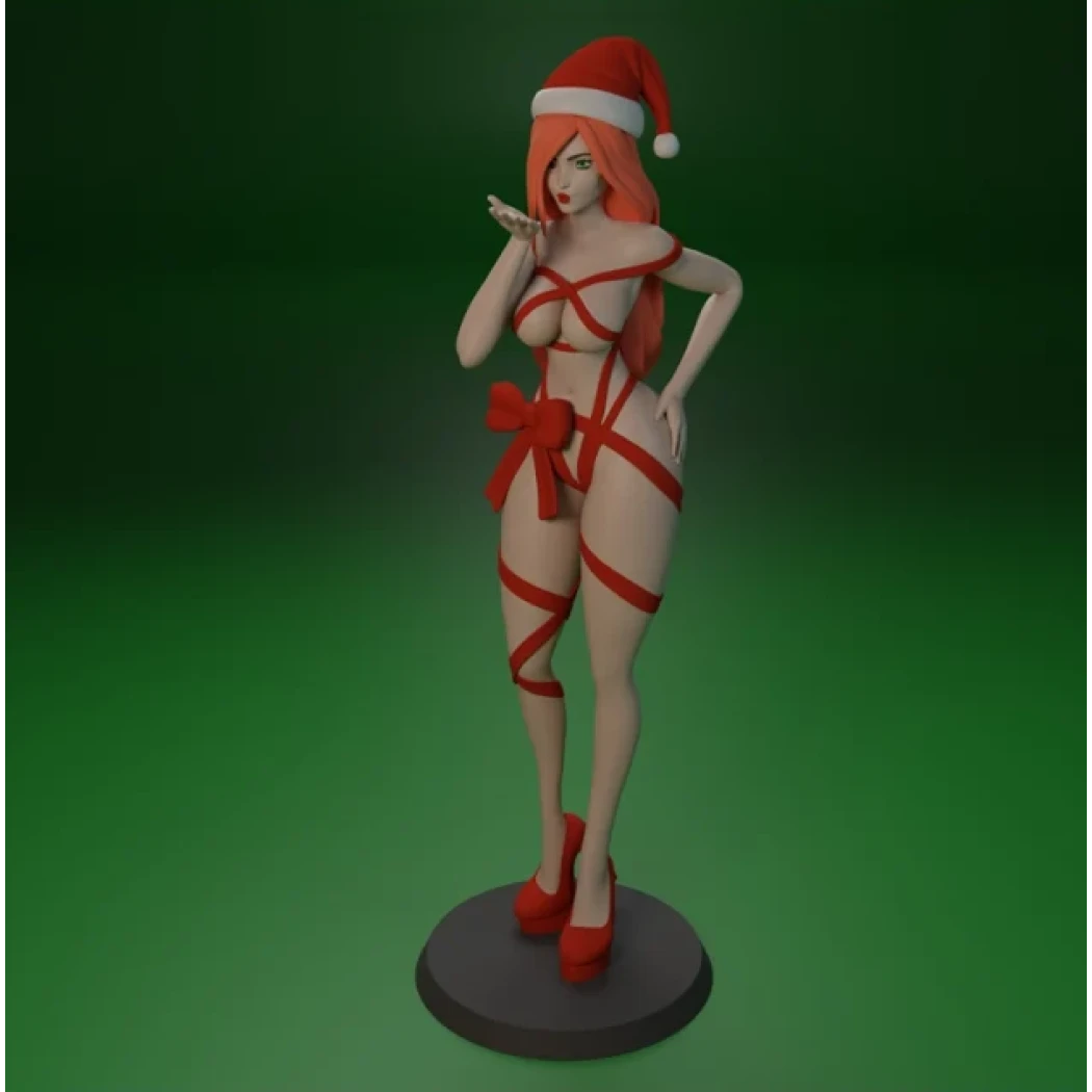 Digital STL Christmas Girl