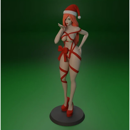 Digital STL Christmas Girl