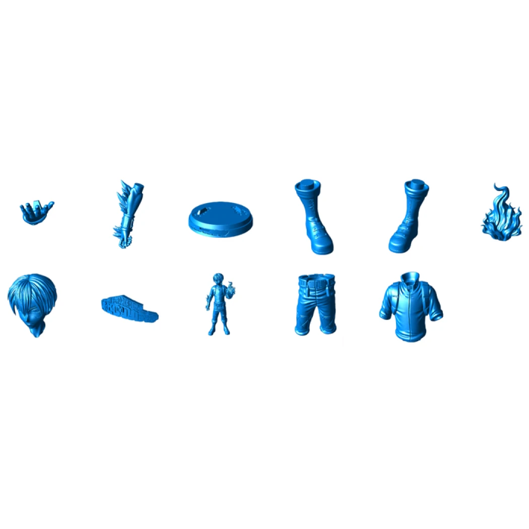 Digital STL Shoto Todoroki v2