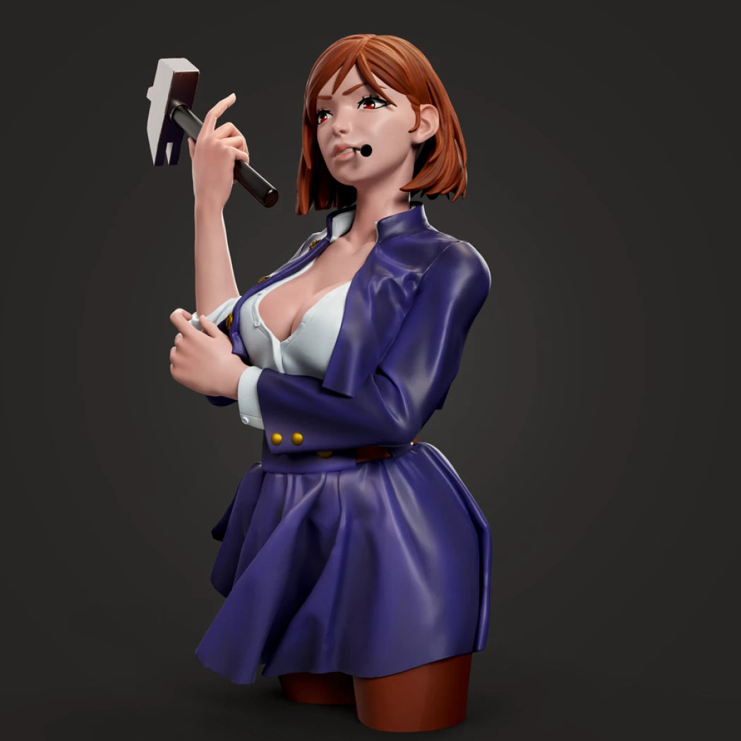 Digital STL Nobara Kugisaki Bust Beautiful Girl