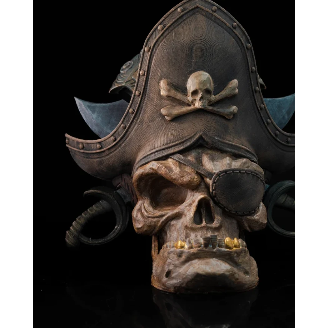 Digital STL Pirate skull