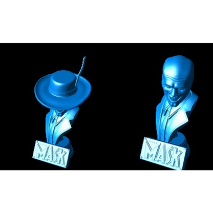 Digital STL The mask Bust