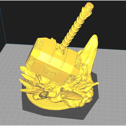 Digital STL Thor Hammer