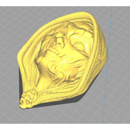 Digital STL Pumpkin Girl