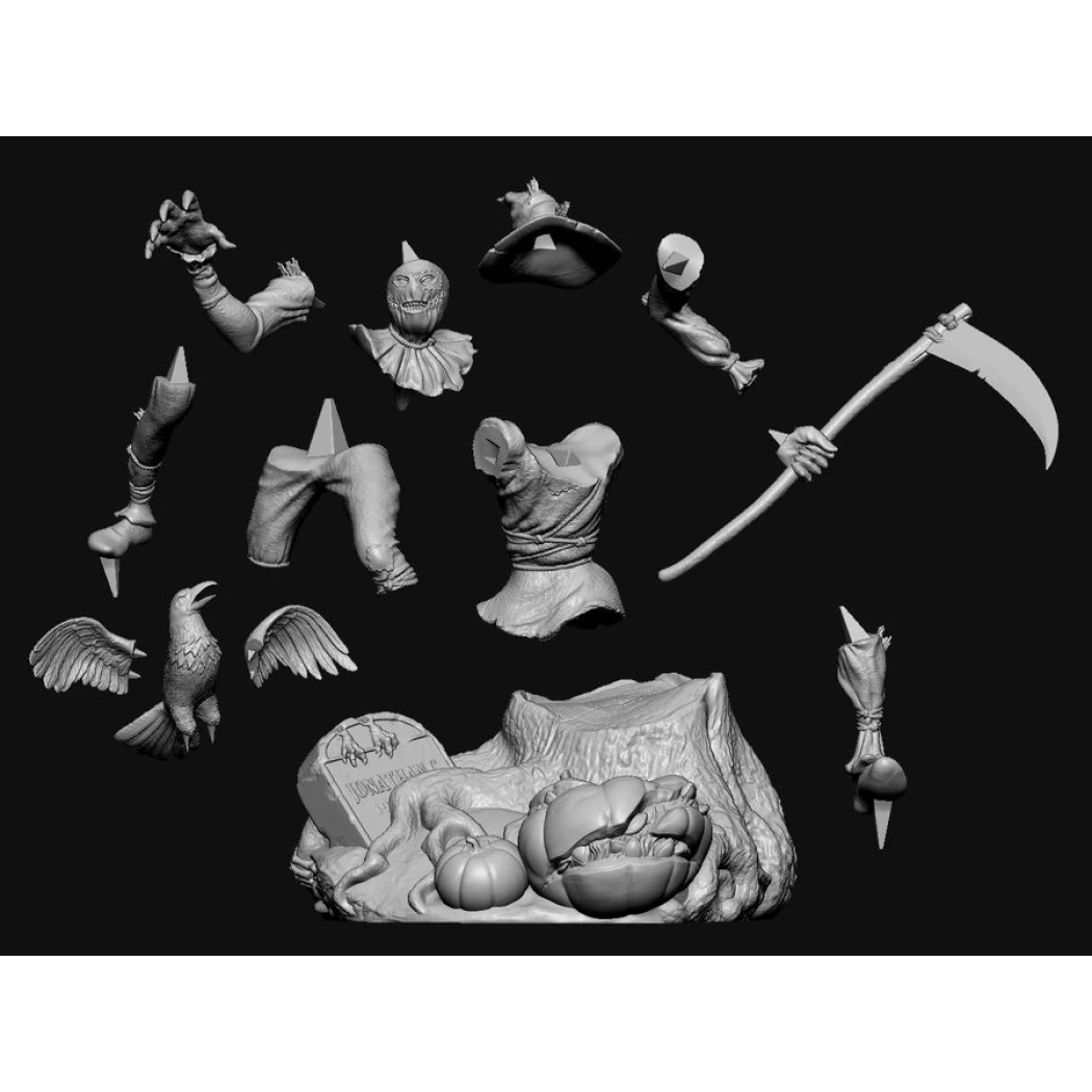 Digital STL Scarecrow