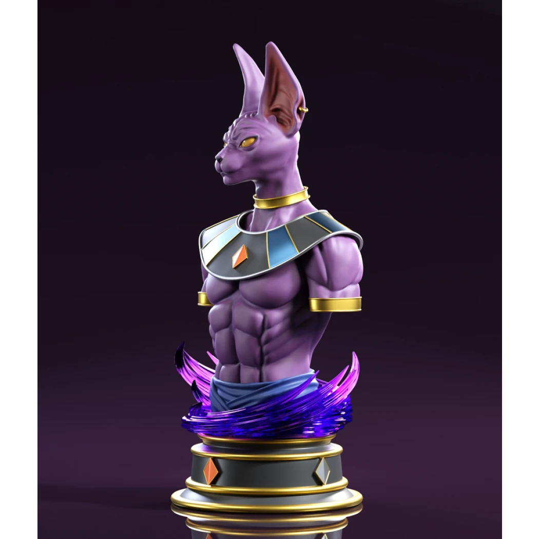 Digital STL Beerus Sama Bust