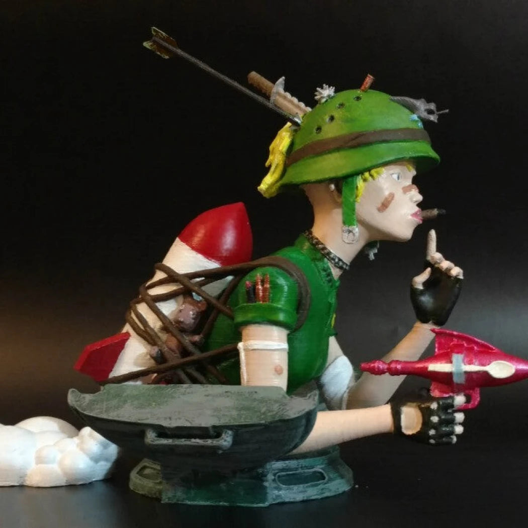 Digital STL Tank Girl Bust