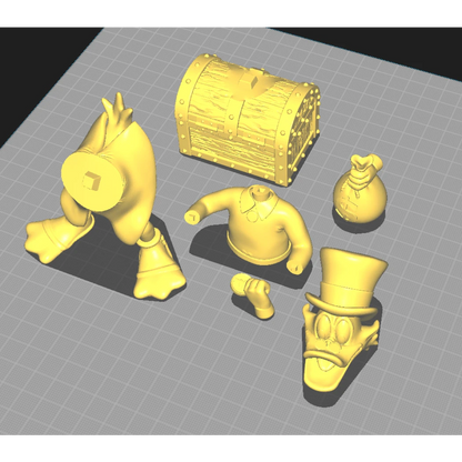 Digital STL Picsou (Mcduck)