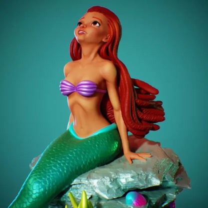 Digital STL Messias Little Mermaid