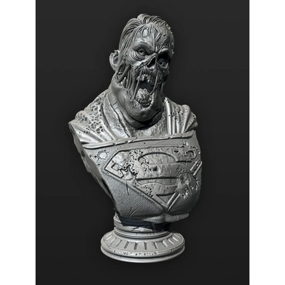 Digital STL Zombie Superman Bust