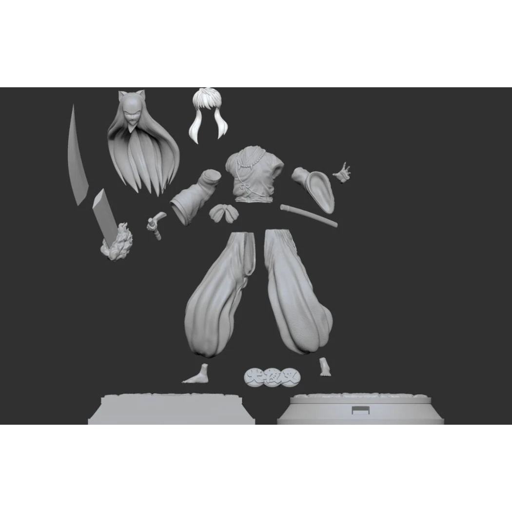 Digital STL Inu Yasha