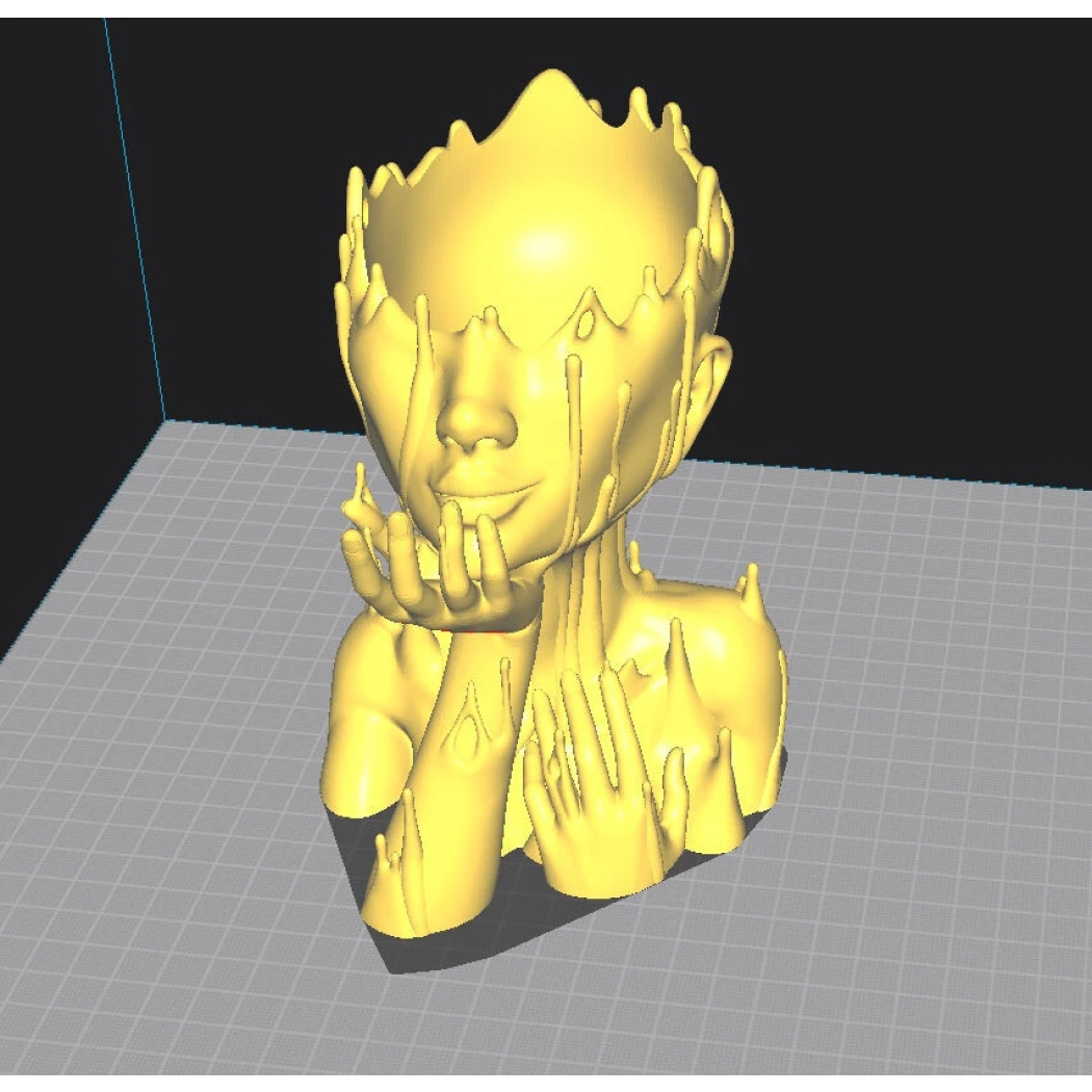 Digital STL Melted girl