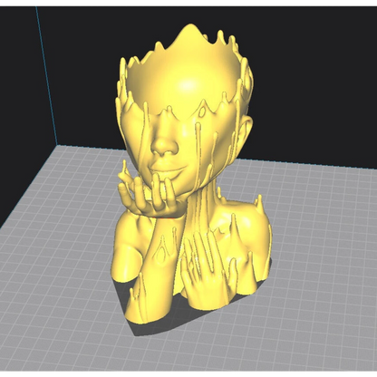 Digital STL Melted girl