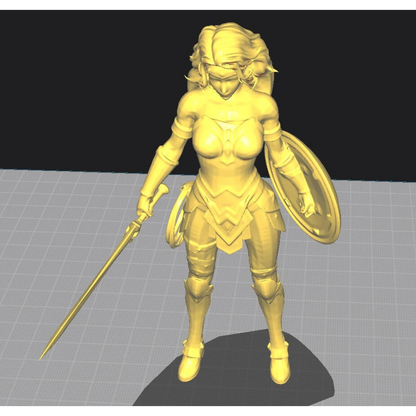 Digital STL Wonder Woman v5