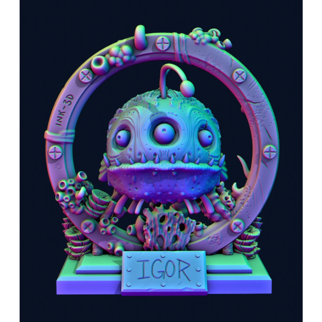 Digital STL Igor Fish