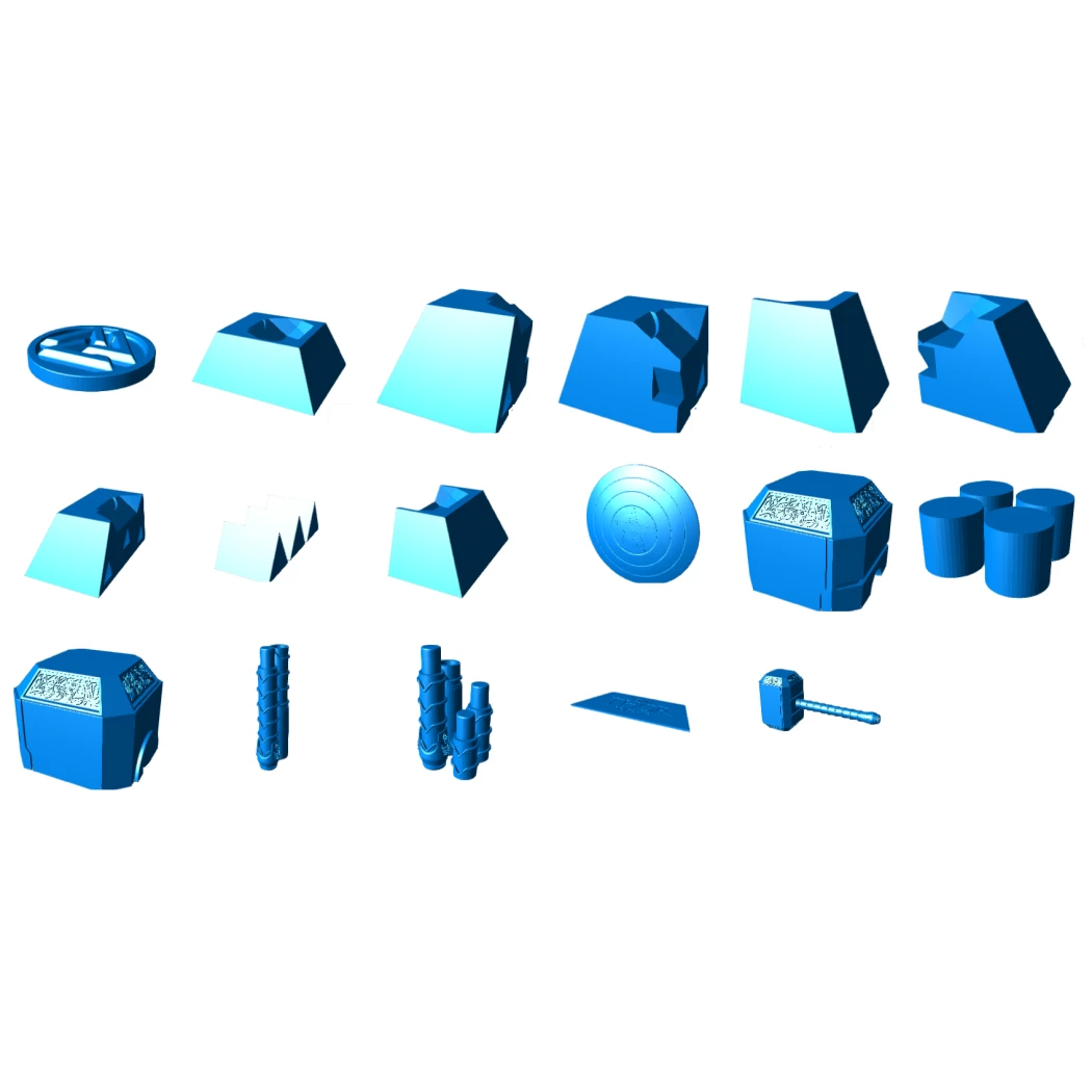 Digital STL Marteau de Thor (Thor hammer)