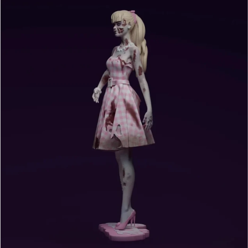 Digital STL Zombie Barbie