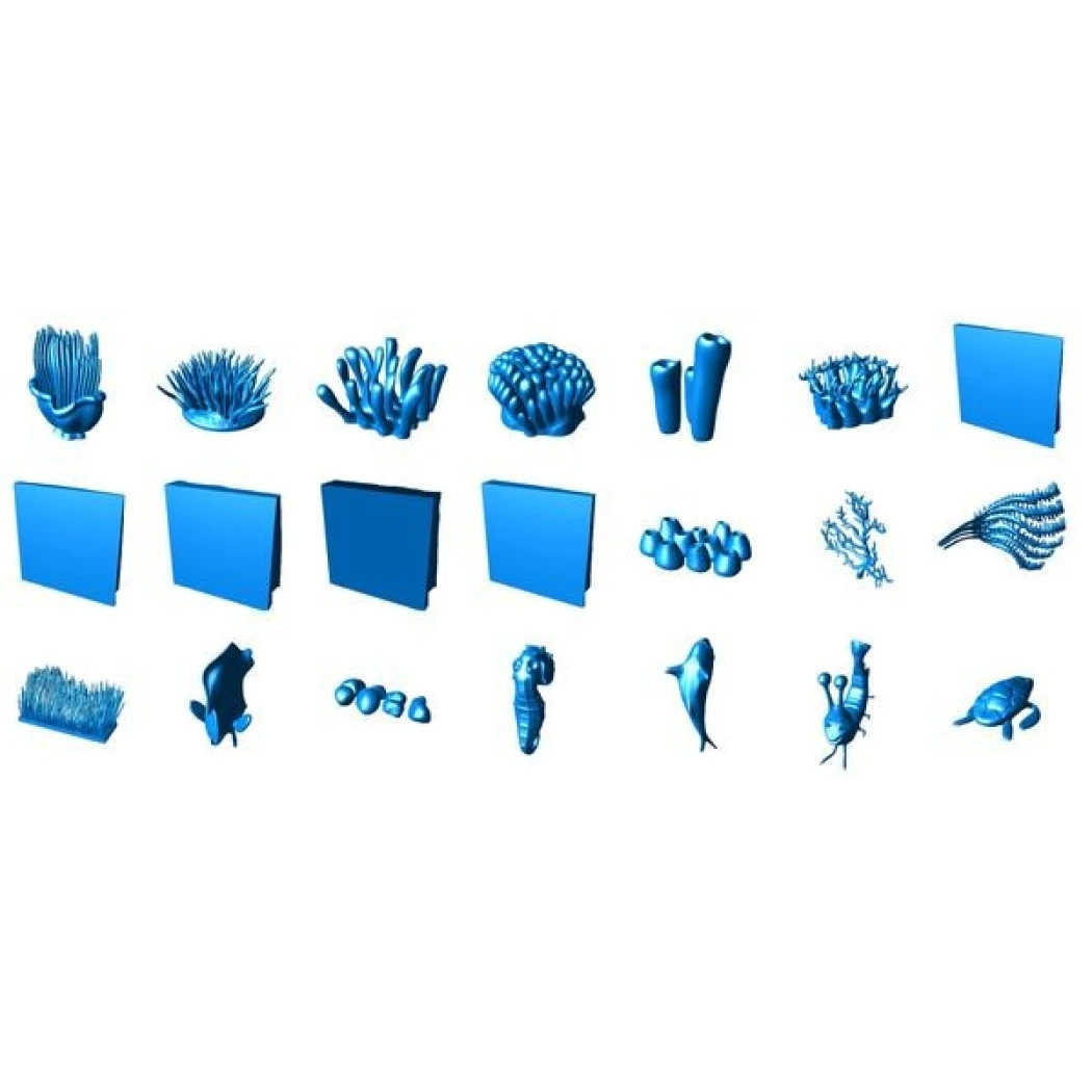 Digital STL Coral Reef