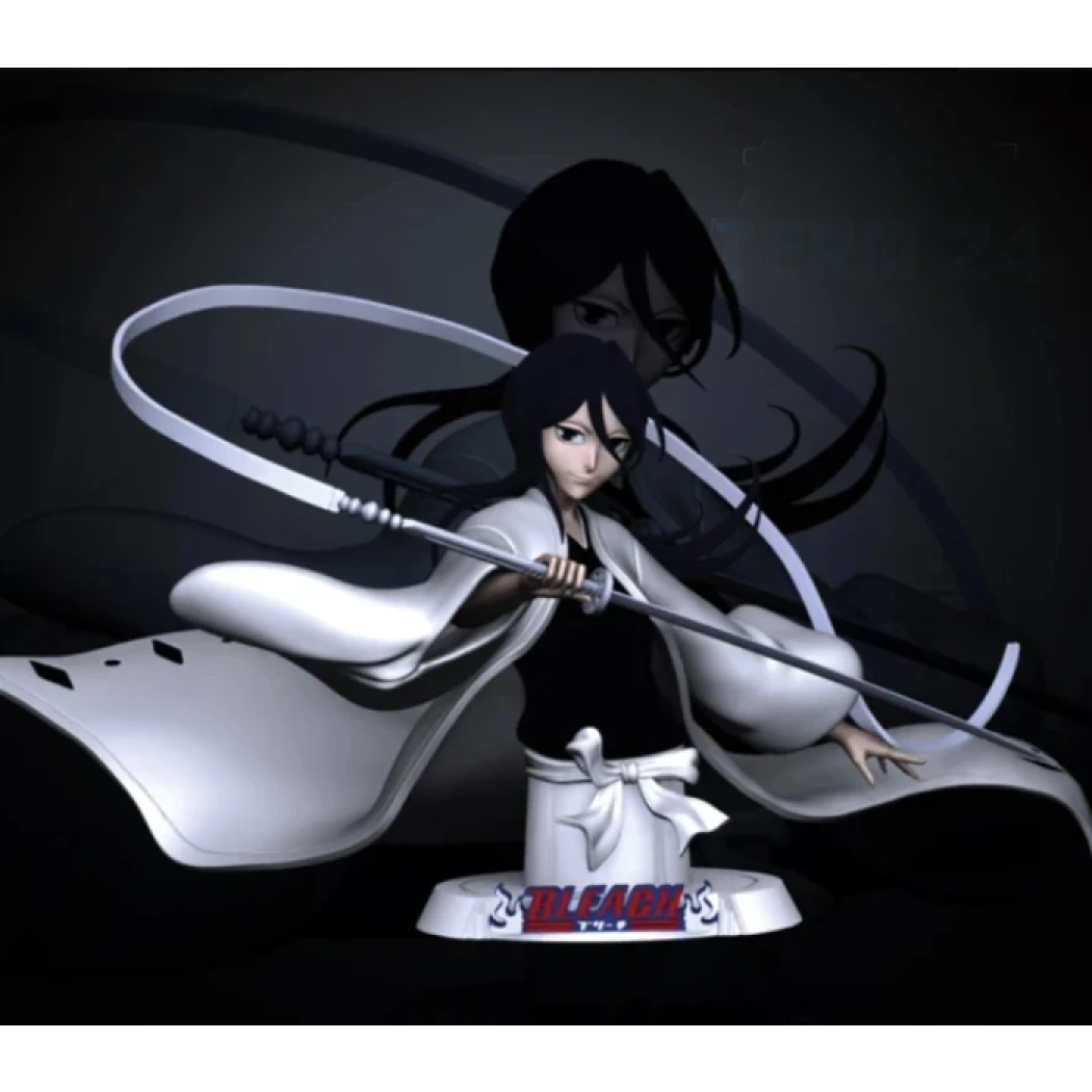 Digital STL Rukia Statue & Bust