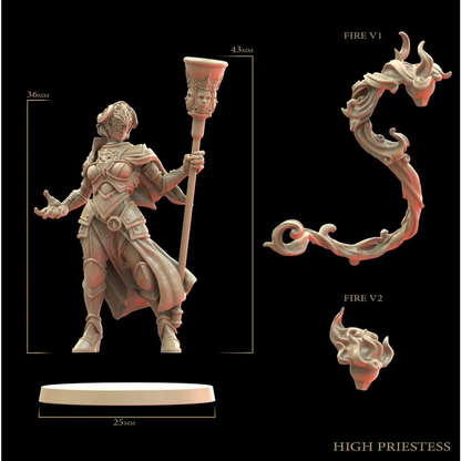 Digital STL Strife Torch High Priestess
