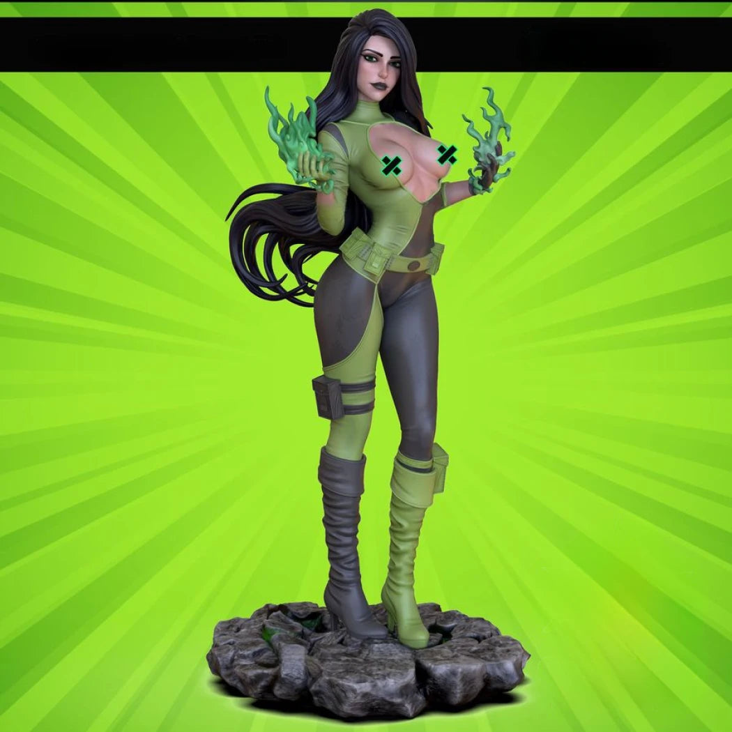 Digital STL Shego Beautiful Girl Superhero