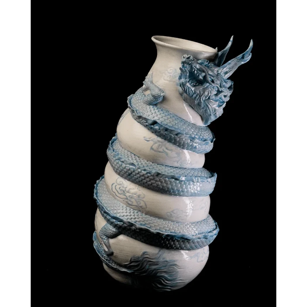 Digital STL Dragon Wrapped Vase