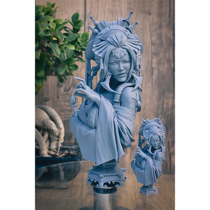 Digital STL Jorogumu Bust Japanese Girl