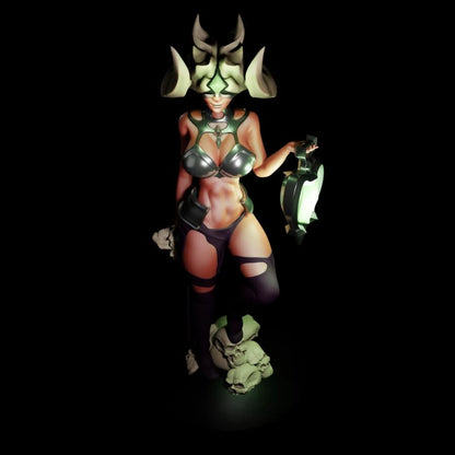 Digital STL Succubus Beautiful Girl