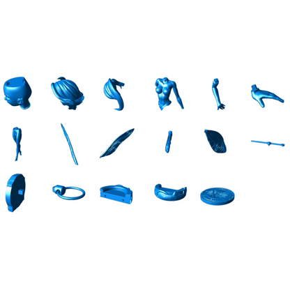 Digital STL TinkerBell Beautiful Girl