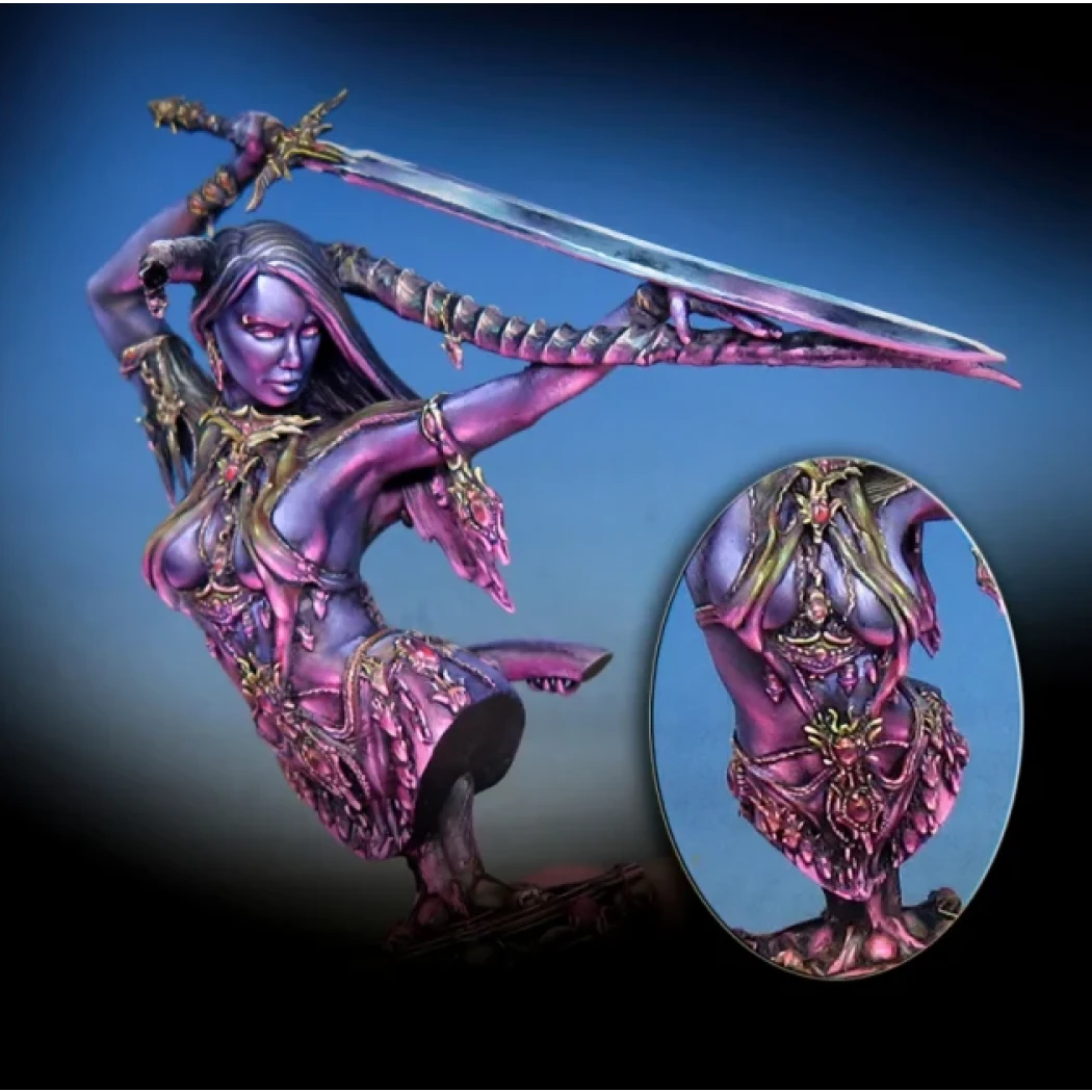 Digital STL Lamashtu Bust Beautiful Girl