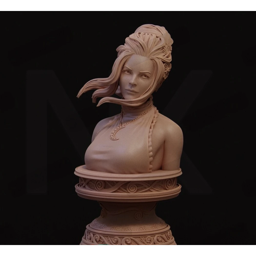 Digital STL Nerikson Luna Bust Beautiful Girl