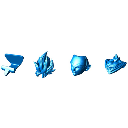 Digital STL Goku SSJ Blue