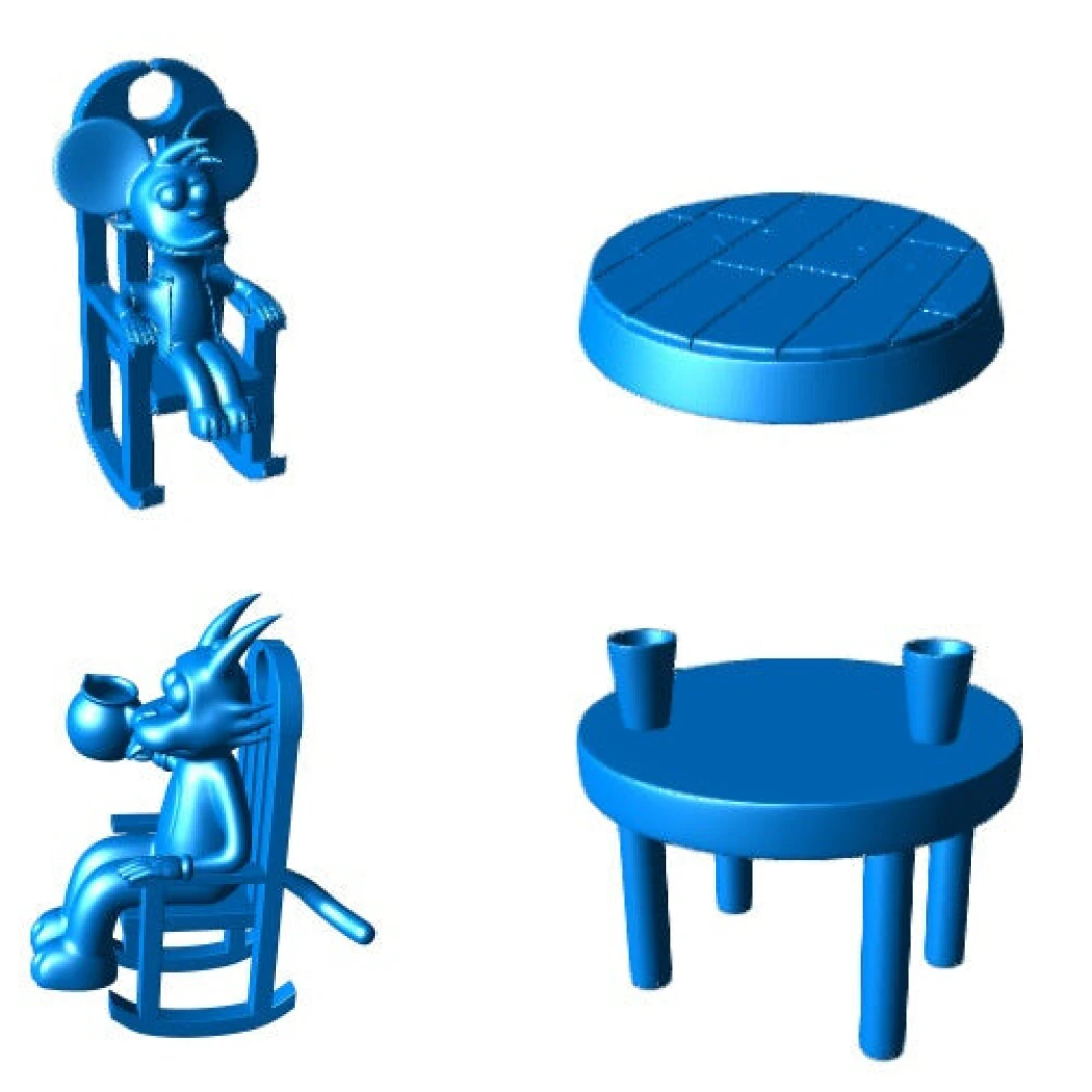 Digital STL Itchy & Scratchy