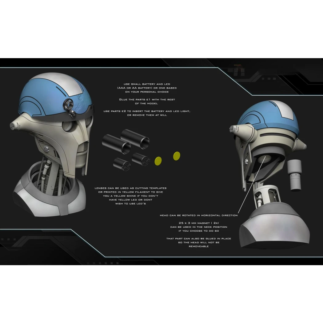 Digital STL Huyang Bust