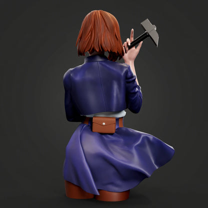 Digital STL Nobara Kugisaki Bust Beautiful Girl