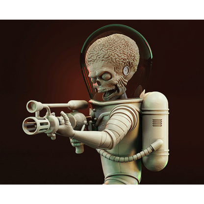 Digital STL Mars Attack Alien