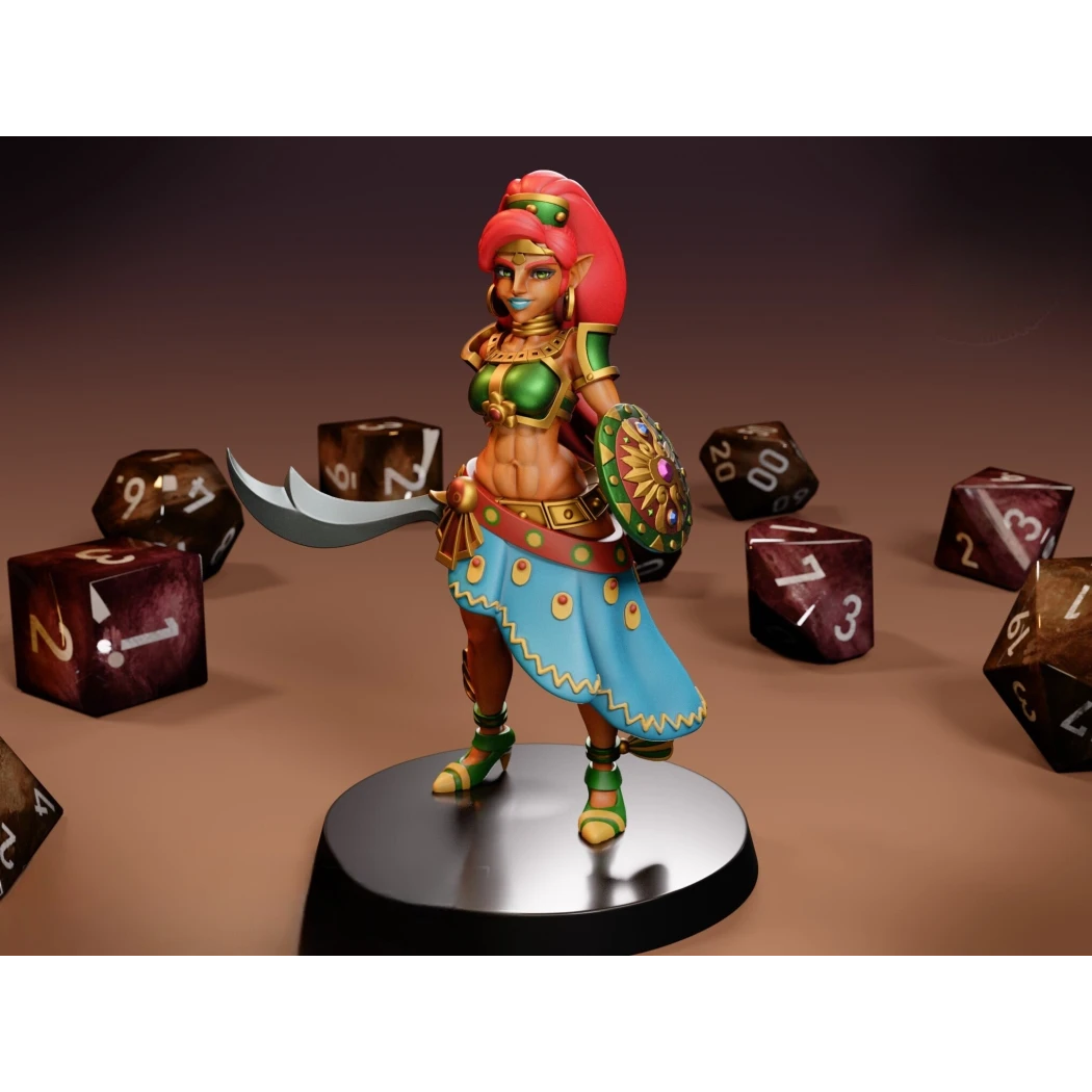 Digital STL Desert Warrior Woman